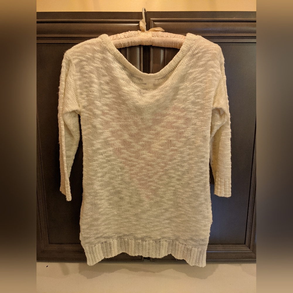 xhilaration brand sweater, xs, pink heart - Picture 7 of 9